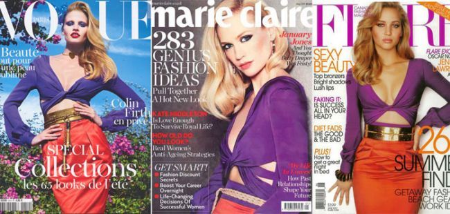 Colectiile Gucci pentru 2011 au cucerit intreaga lume a modei: peste 25 de coperti de reviste diferite