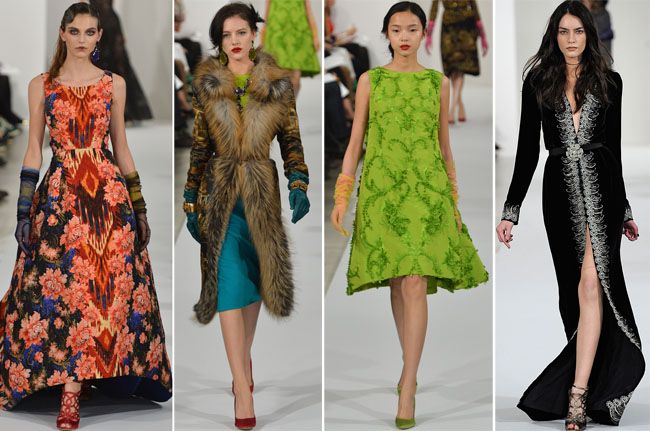 New York Fashion Week: Oscar de la Renta toamna-iarna 2013/2014 - o colectie clasica, ultra-rafinata