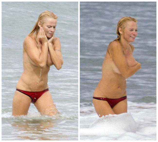 Pamela Anderson, topless la 46 de ani. Adevarul despre bustul ei iese la iveala dupa atatia ani