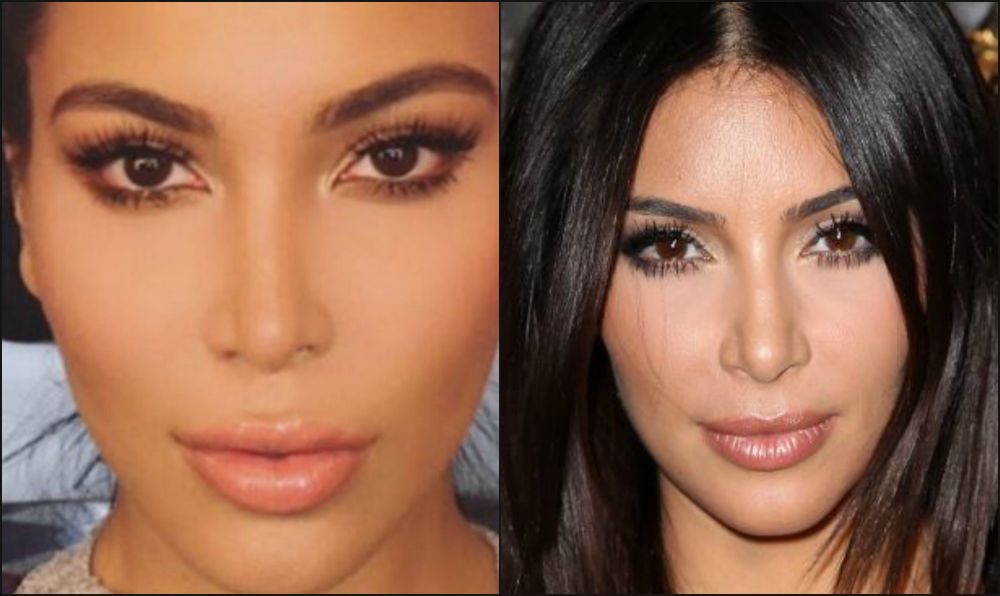 Kim Kardashian si dublura ei au dat nas in nas. Crezi ca iti dai seama care este vedeta?
