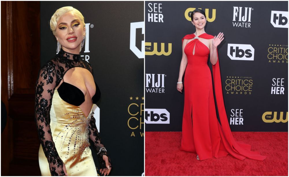 Lady Gaga, atracția serii &icirc;ntr-o rochie cu decupaje &icirc;ndrăznețe la Critics Choice Awards. Cum s-au &icirc;mbrăcat vedetele