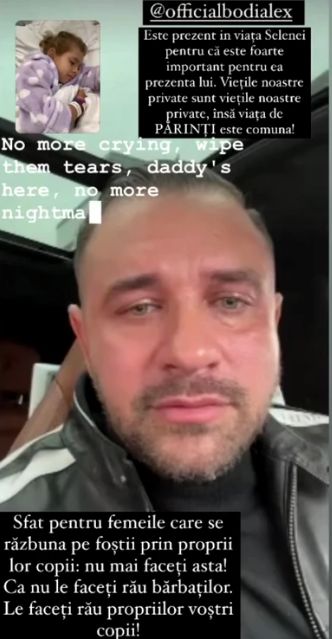 Alex Bodi, cu ochii &icirc;n lacrimi pe Instagram! Fiica lui cea mică, Selena, a fost operată