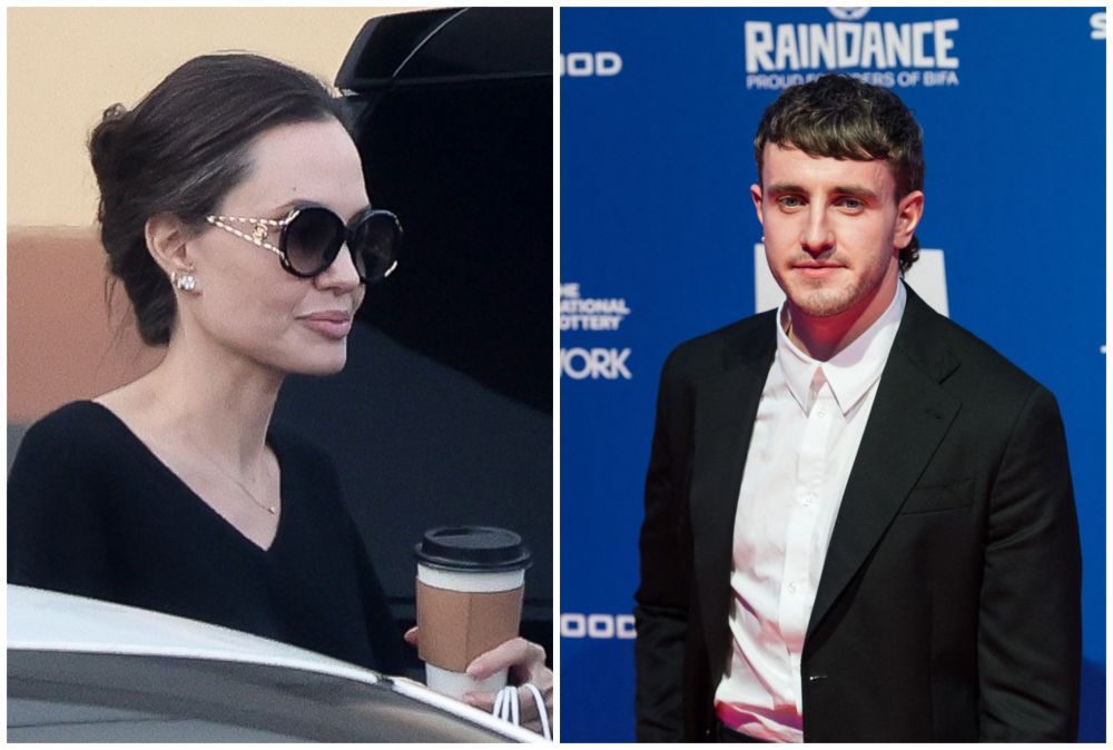 Angelina Jolie, surprinsă la cafea cu actorul din &ldquo;Normal People&rdquo;. Paul Mescal este cu 21 de ani mai t&acirc;năr dec&acirc;t ea
