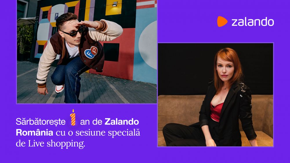 (P) Zalando sărbătorește un an cu o sesiune LIVE de shopping, iar pe post de tort tu primești reduceri și vouchere