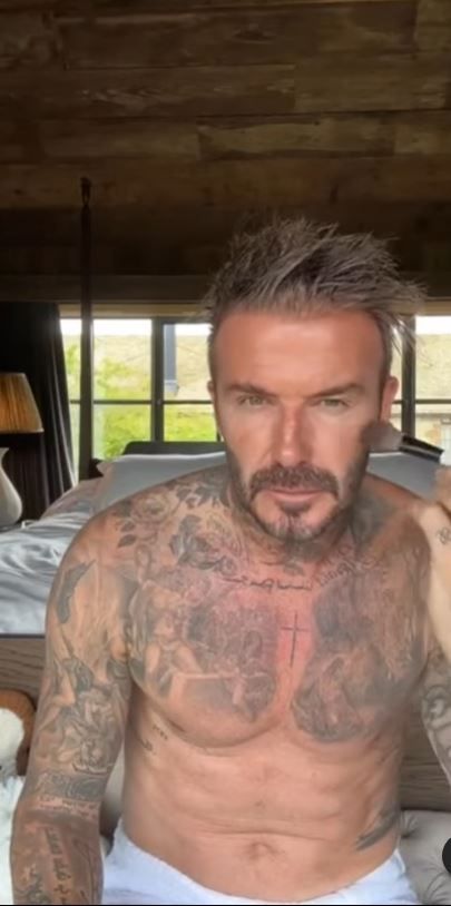 David Beckham, viral pe TikTok cu rutina de make-up a Victoriei! Cum a imitat-o fostul fotbalist